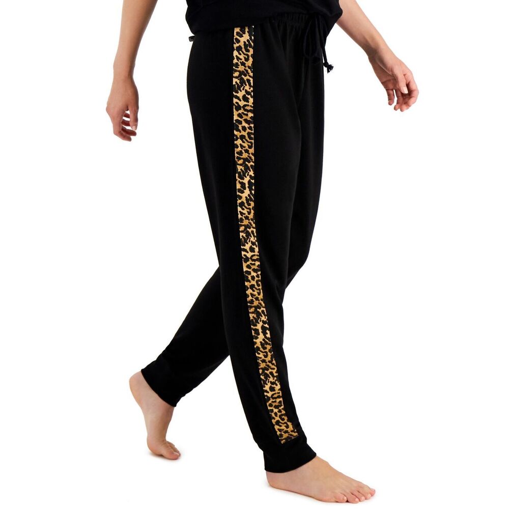 Jenni Womens On Repeat Animal Striped Pajama Jogger X-Small